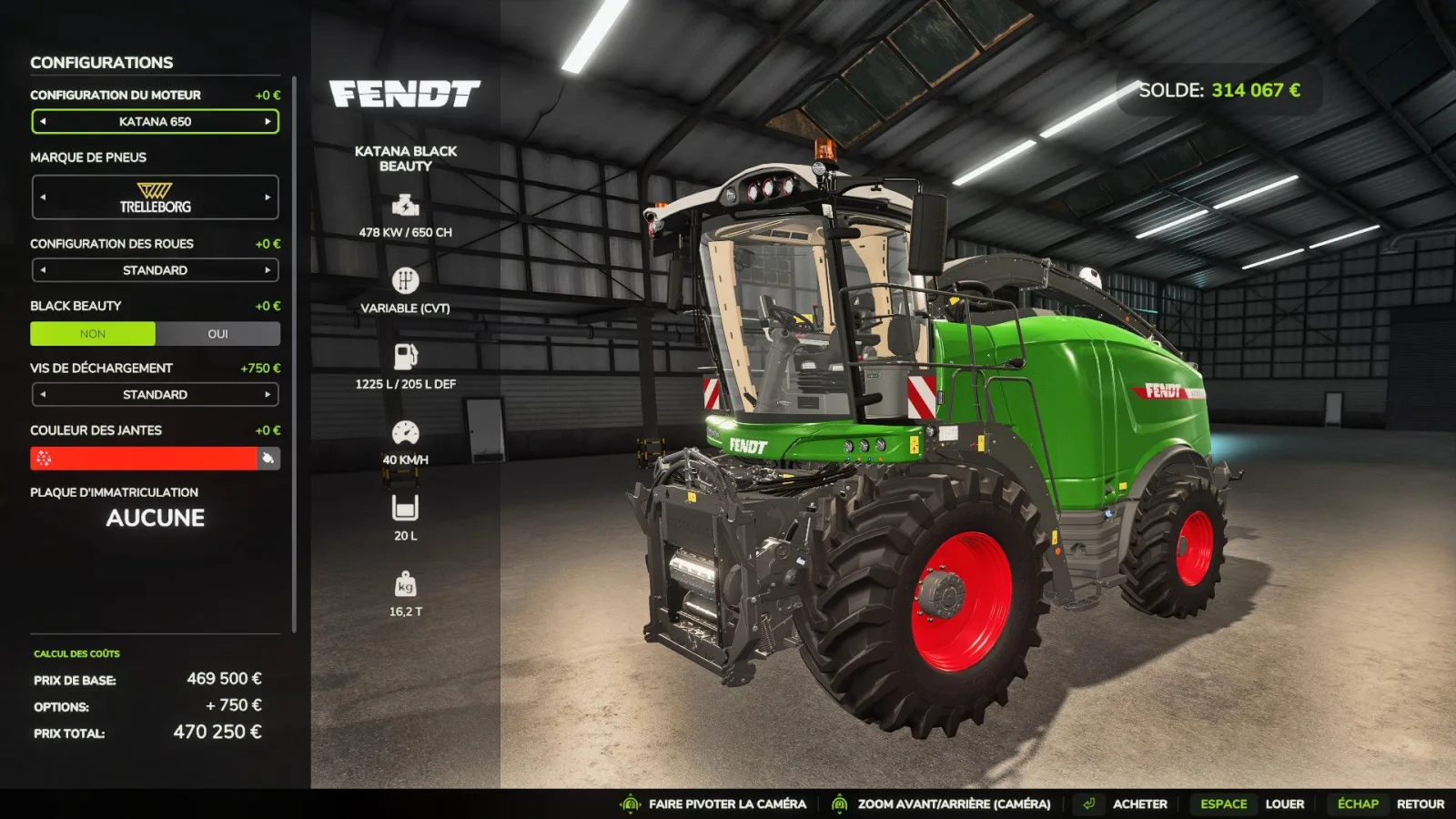 Fendt Katana (Black Beauty) FS25