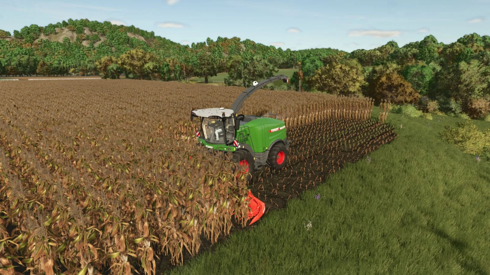 Fendt Katana with hopper FS25