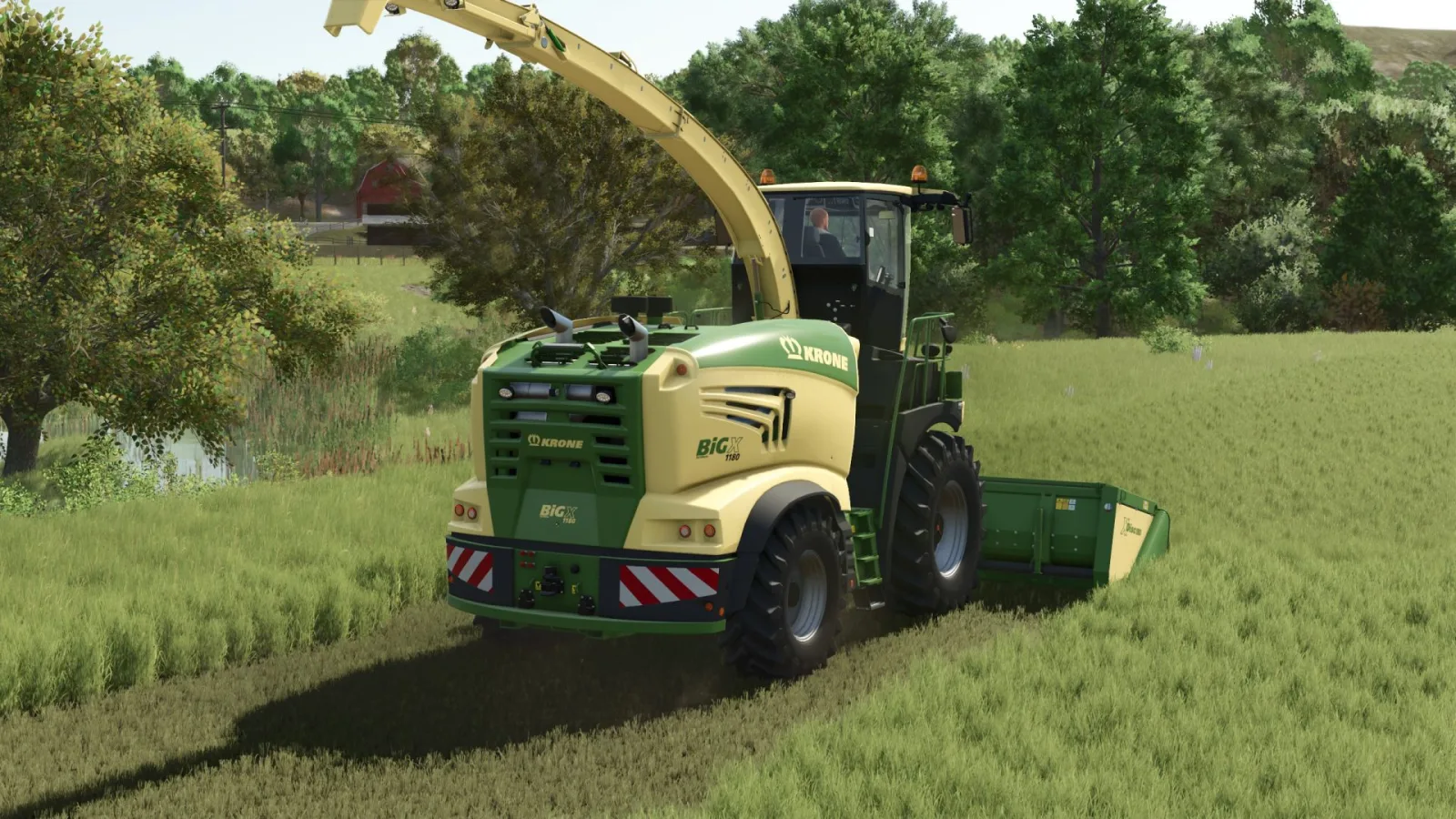 Krone Big X 1180 with hopper FS25