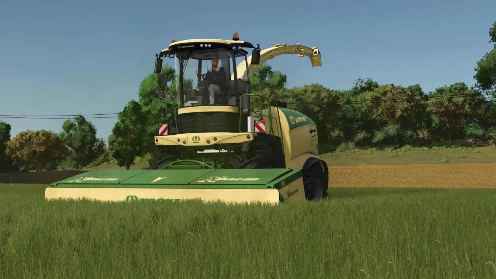 Krone Big X 1180 with hopper FS25