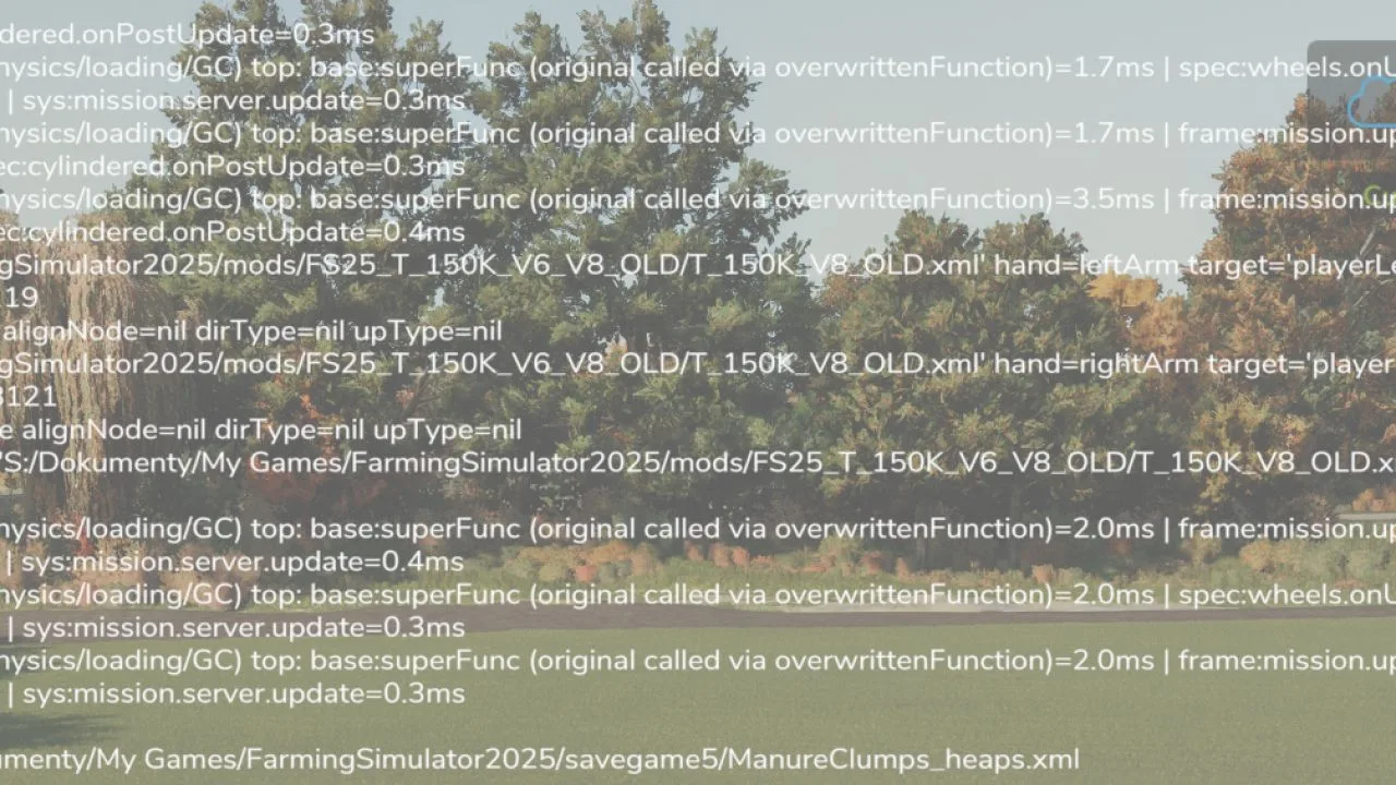Perf Profiler FS25 - screenshot 3