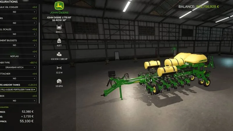 John Deere 1770 NT RCR Planter - screenshot 2