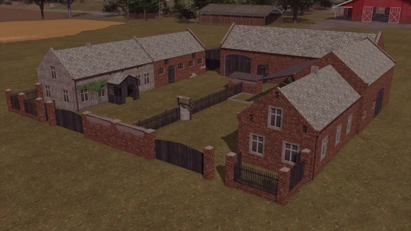 Building with a pigsty FS25