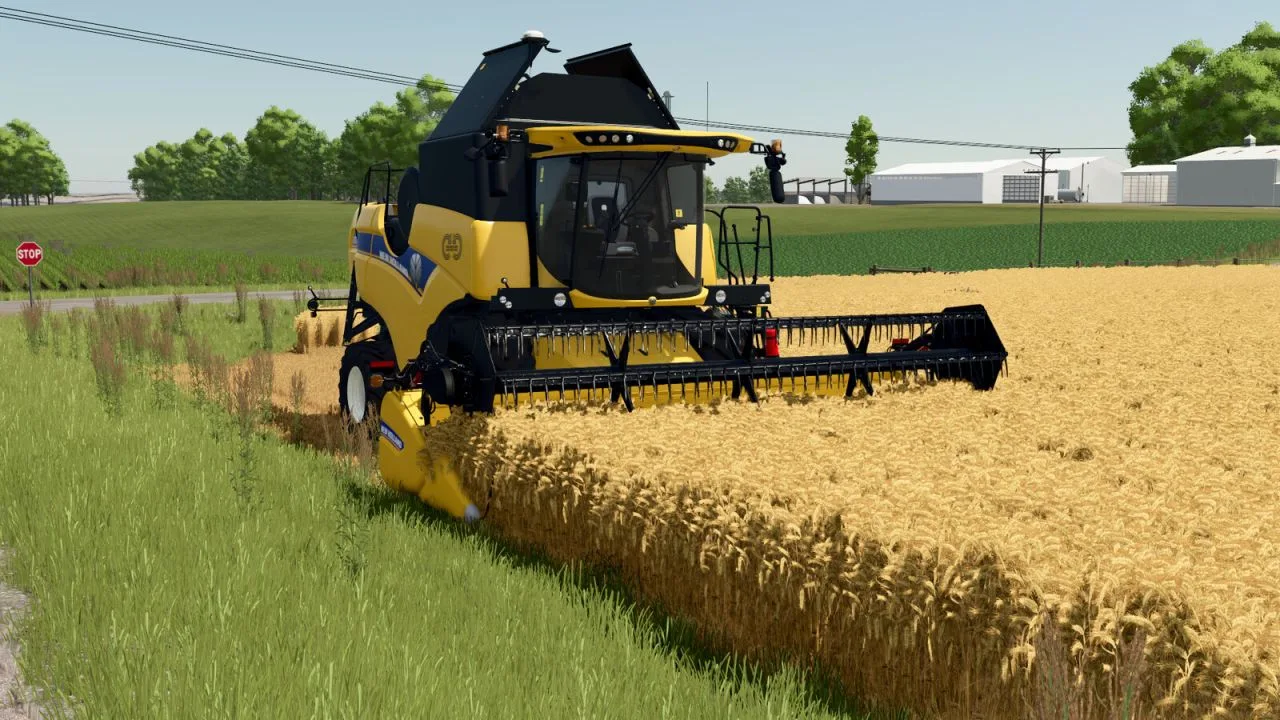 New Holland 740CF Flex Headers FS25