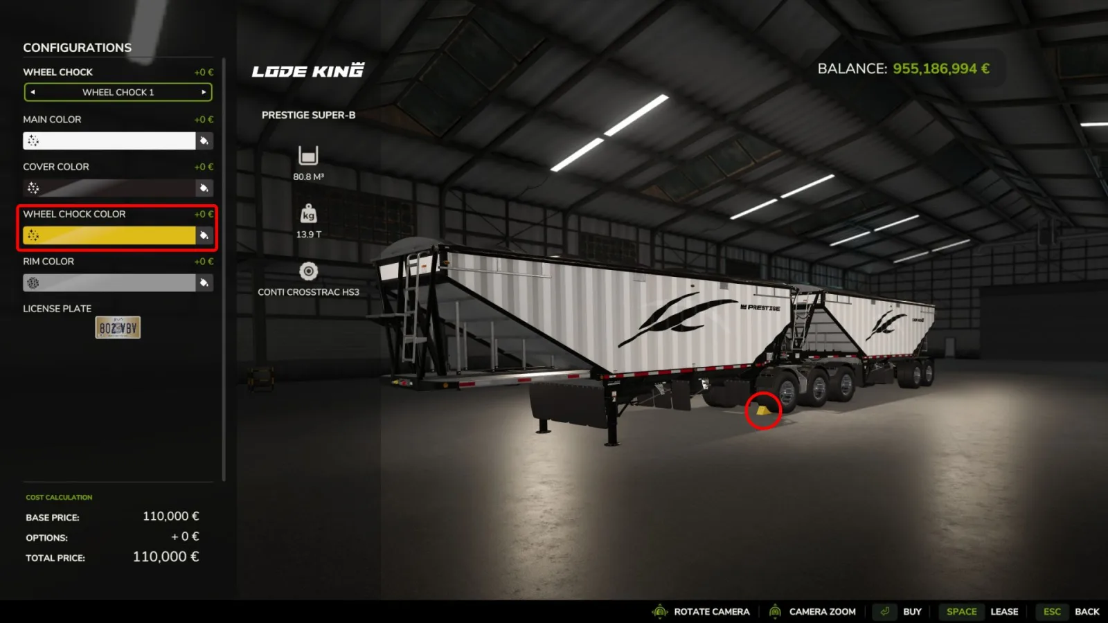 Wheel Chock Customizer FS25 - screenshot 3