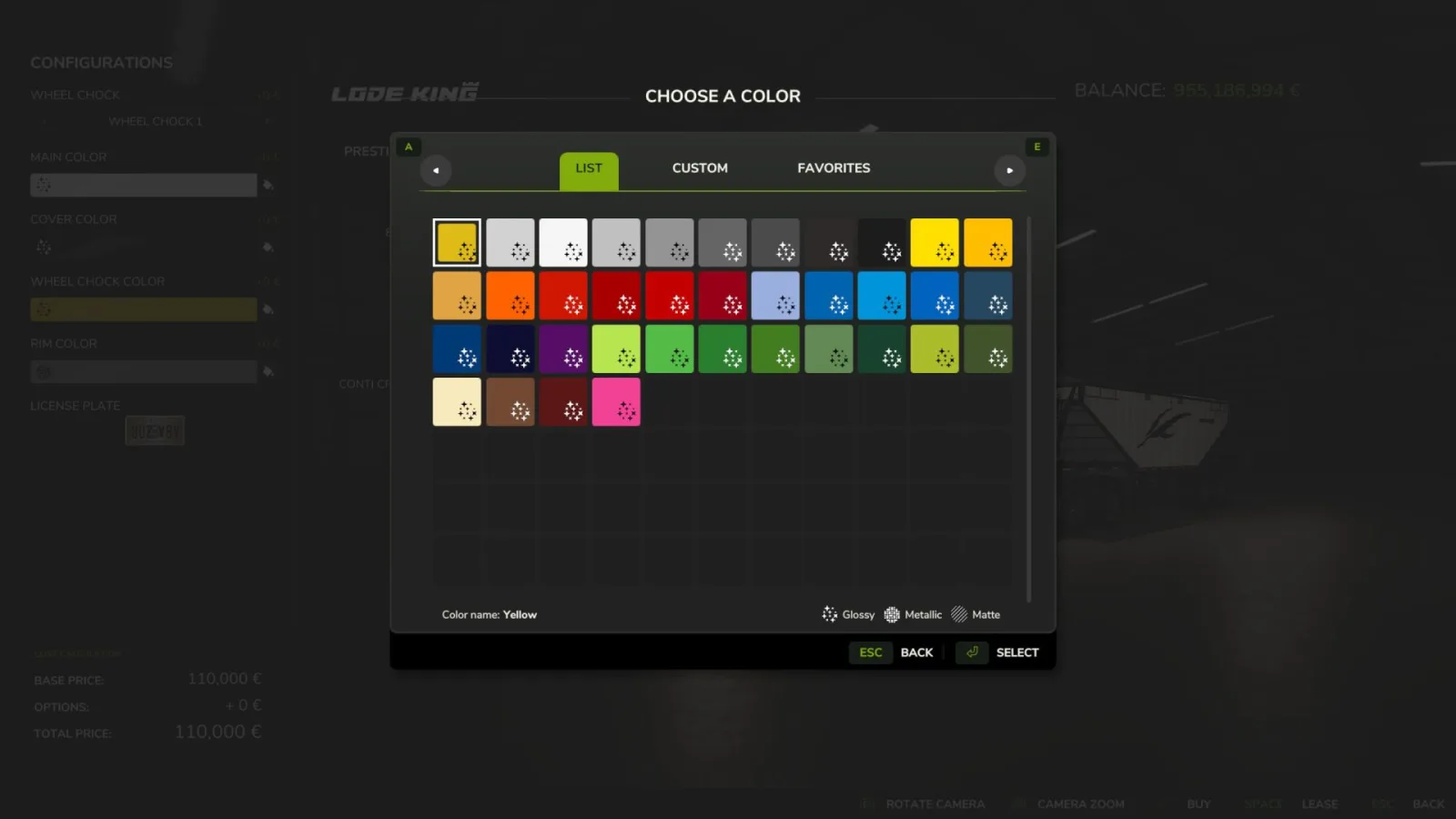 Wheel Chock Customizer FS25 - screenshot 2