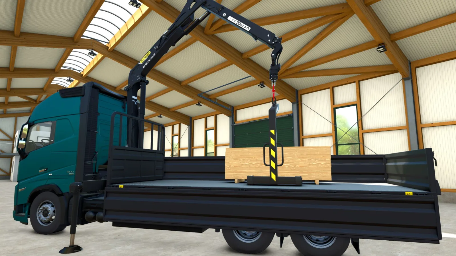 Pallet fork for crane