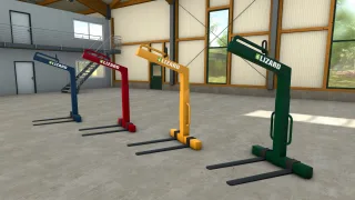 Pallet fork for crane