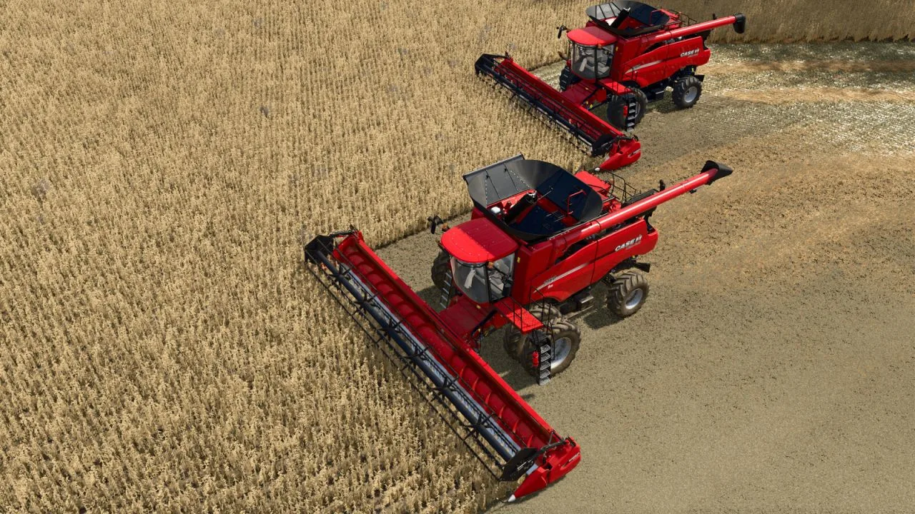 Case IH 3020 Terraflex Headers FS25