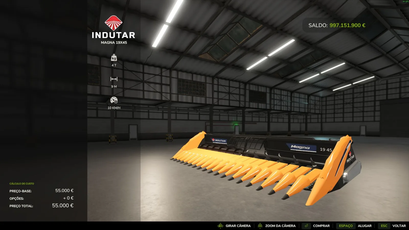 Indutar Magna 19X45 FS25
