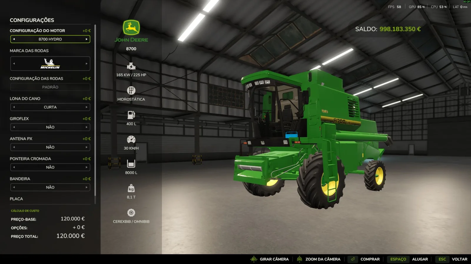 SLC John Deere 8700 FS25