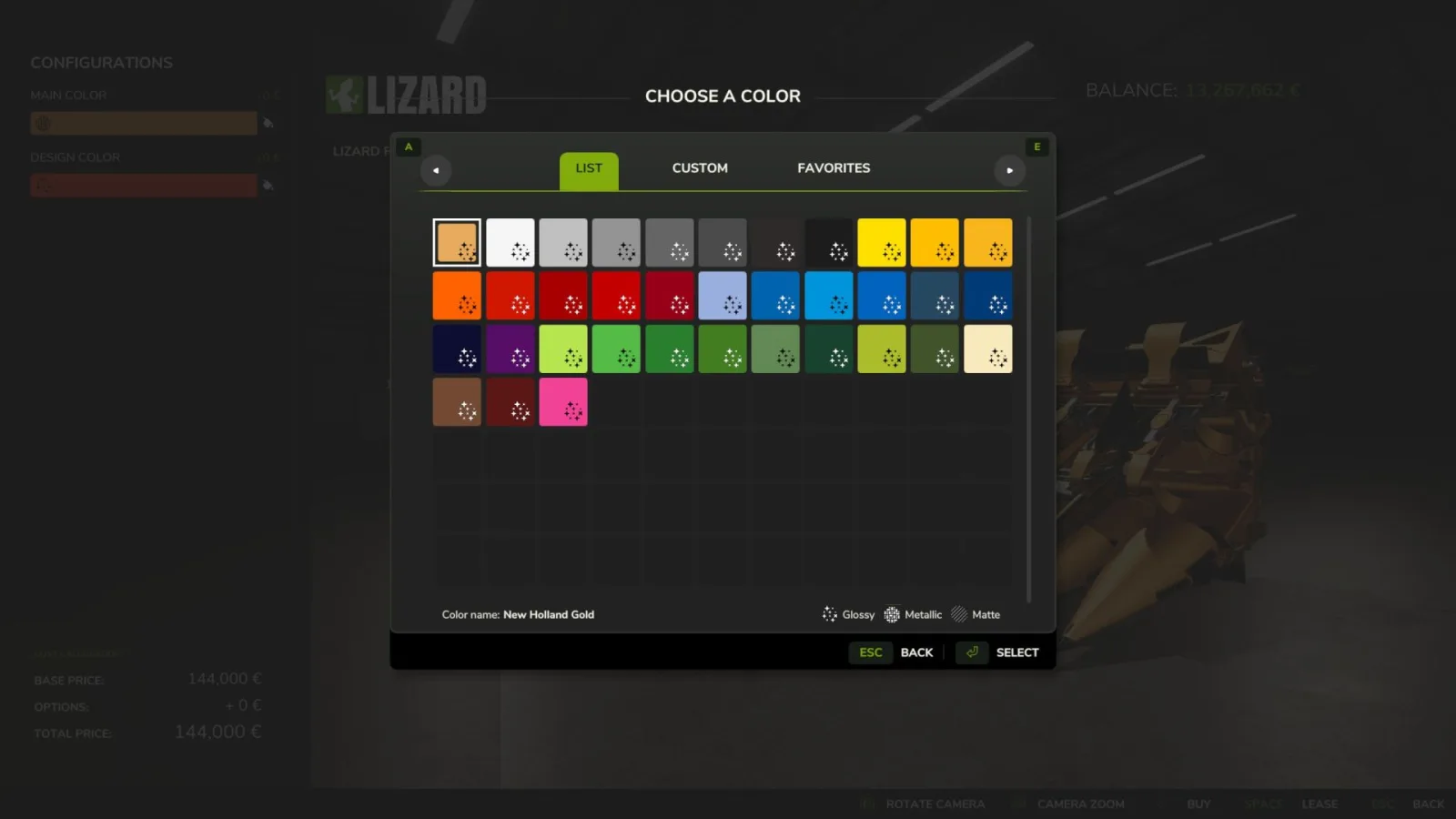 Lizard  CF16 FS25