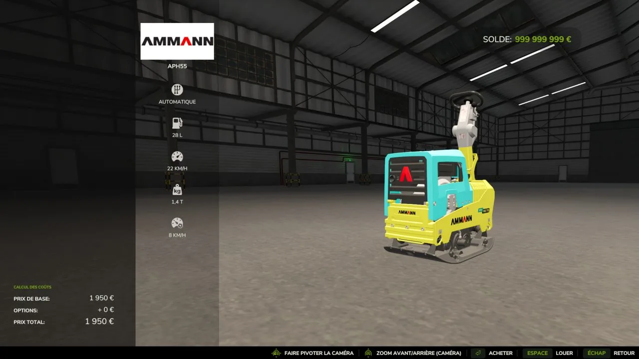 Ammann APH55 vibrating plate