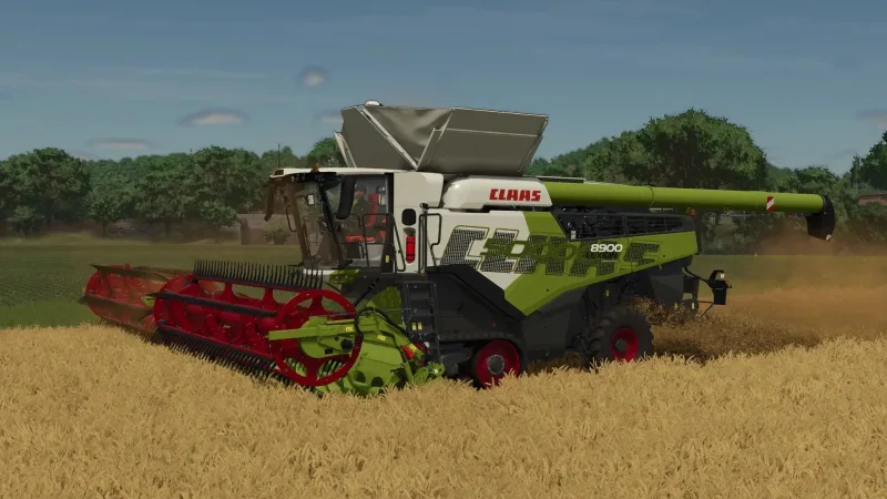 CLAAS Lexion 8900 and cutting bars FS25