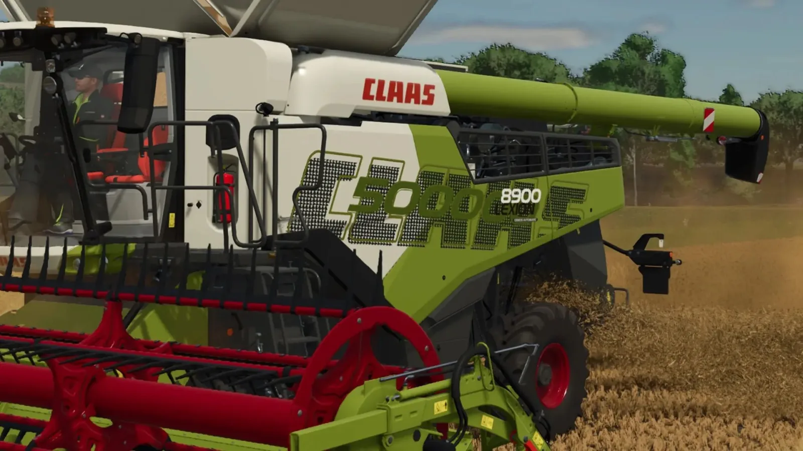 CLAAS Lexion 8900 and cutting bars FS25