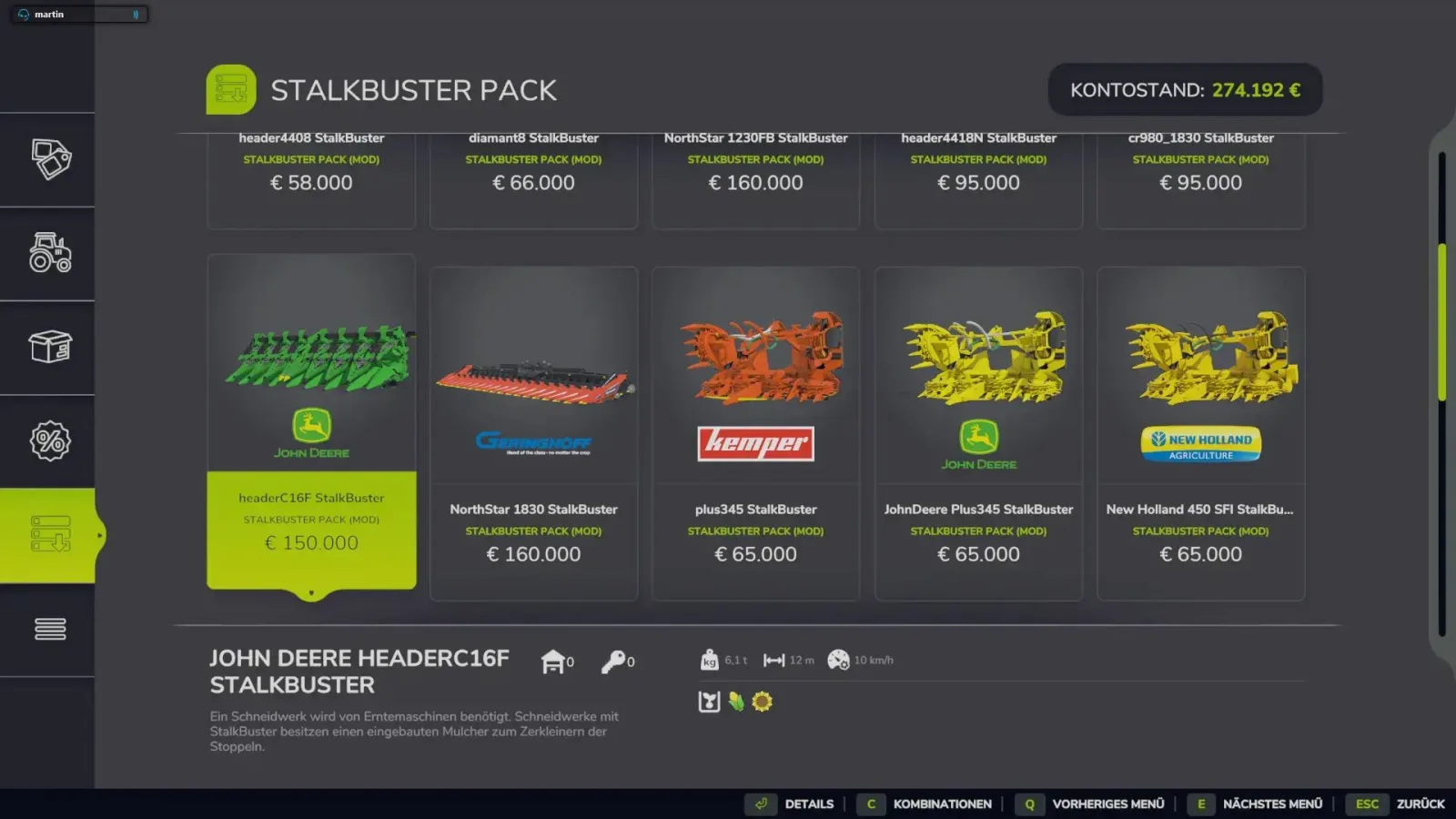 Stalker Buster Pack FS25