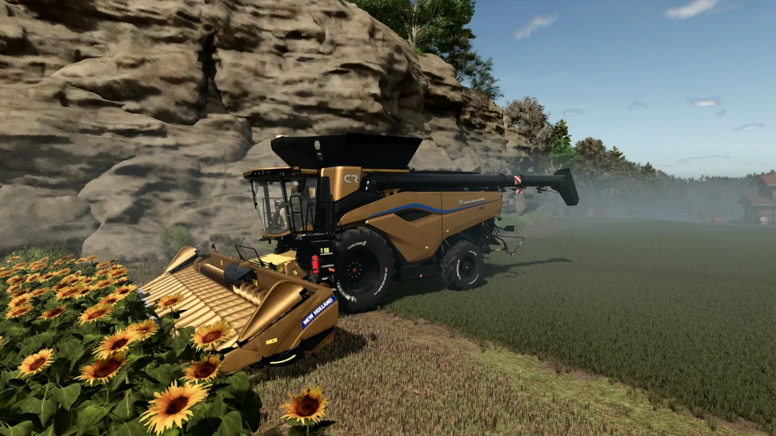 New Holland 980C Header Gold Edition FS25