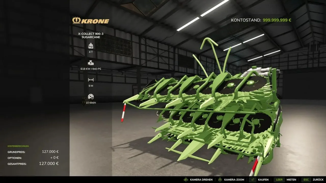 X-Collect 900 (poplar and sugar cane version) FS25