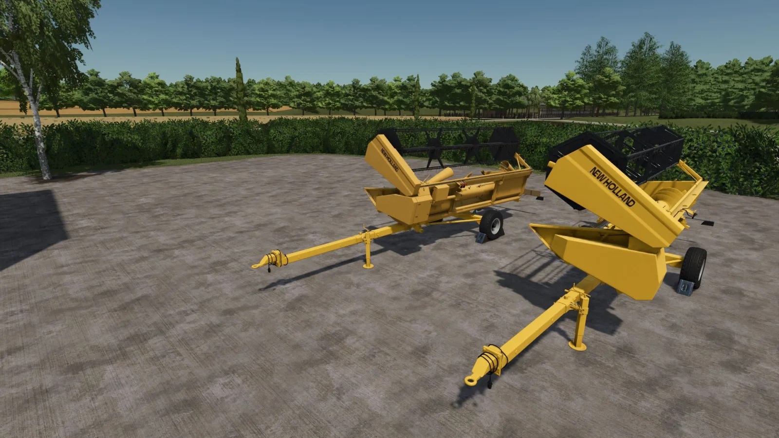 New Holland cutterbar trolley FS25