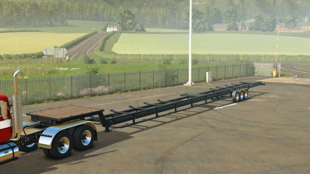 60ft Header Semitrailer FS25