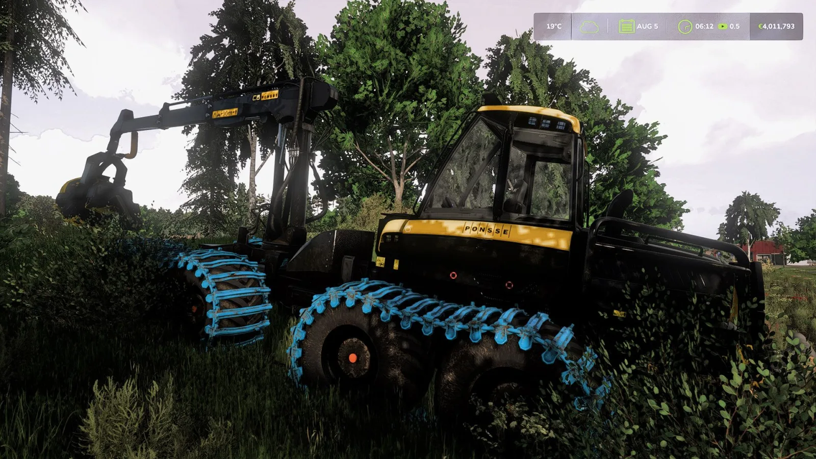 Ponsse Ergo 8w Harvester H8 FS25