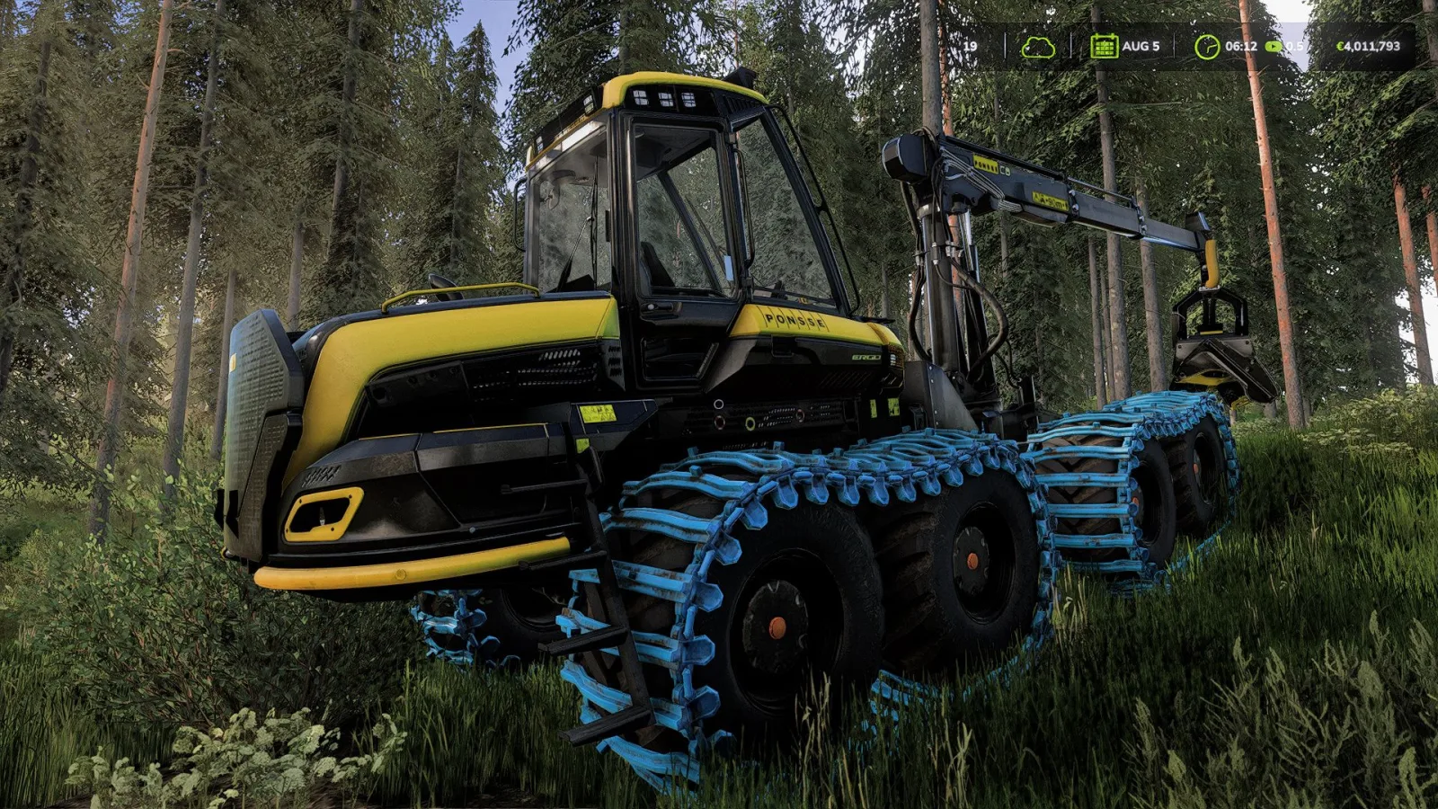 Ponsse Ergo 8w Harvester H8 FS25