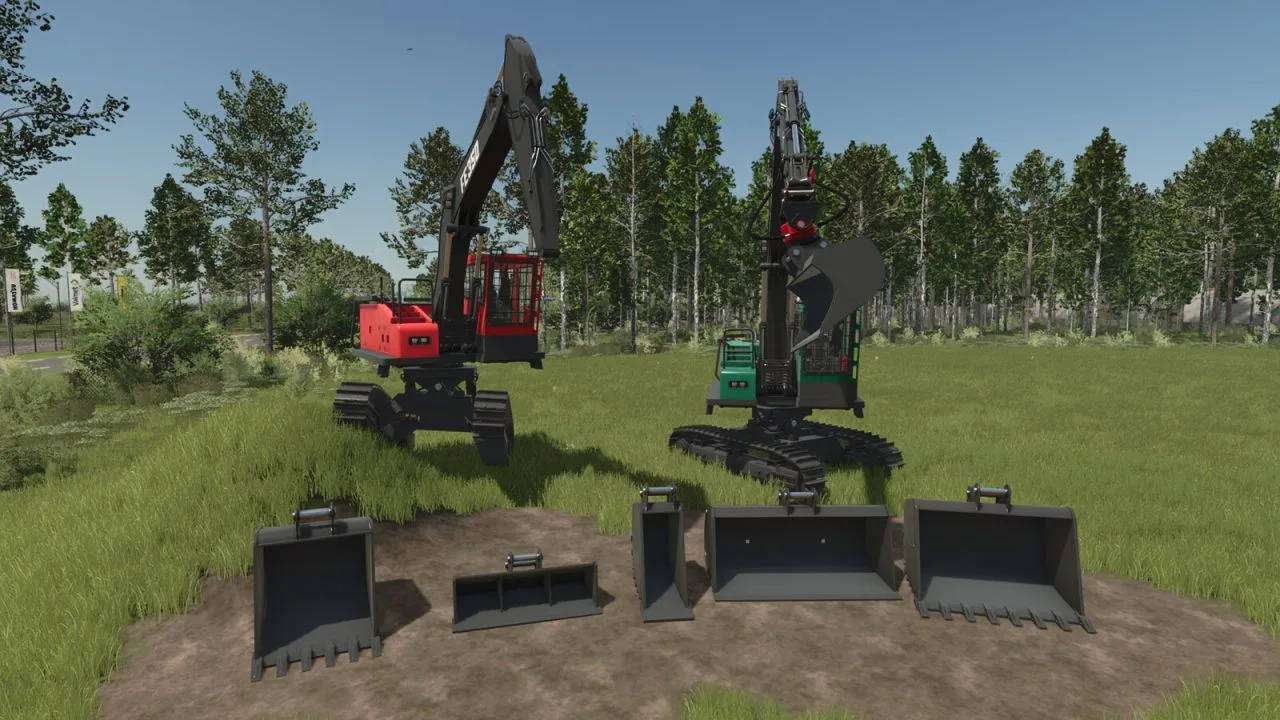 Forestry Excavator Pack FS25