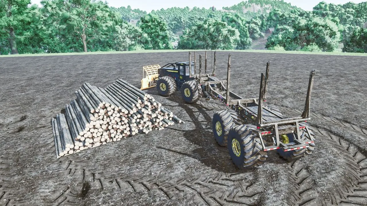 848 Forwarder Pack w/ Pitts Trailer (Autoload Option) FS25